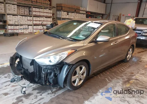 2013 Hyundai Elantra Gls/Limited из США, поврежденный, VIN 5NPDH4AEXDH302142